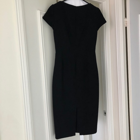 LK Bennett Black Mid-Length Dress US 6 - Picture 2 of 5